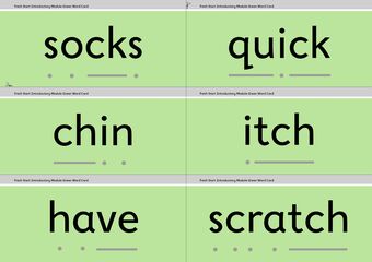 Read Write Inc Fresh Start: 2024 Module Green Word Cards book cover