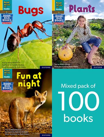 Read Write Inc. Phonics Book Bag Books: Set 5 Yellow. Non-Fiction Pk of 100 2024 book cover
