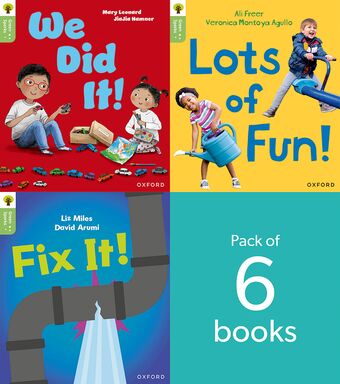 Oxford Reading Tree Green Sparks: level 2 LEVEL 2 PACK of 6 book cover