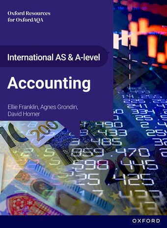 OxfordAQA International A-level Accounting 9615 Student Book book cover