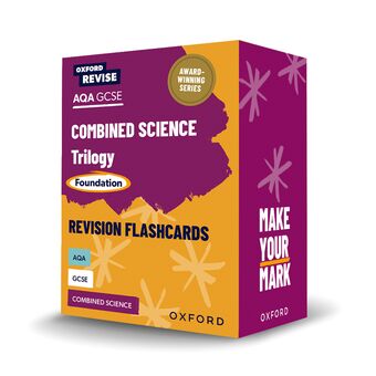 Oxford Revise: AQA GCSE Combined Science Revision Flashcards Foundation book cover