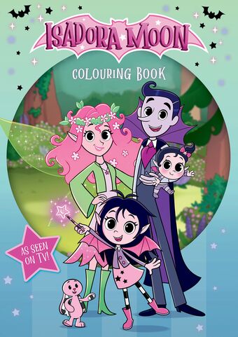 Isadora Moon: Colouring Book Paperback book cover