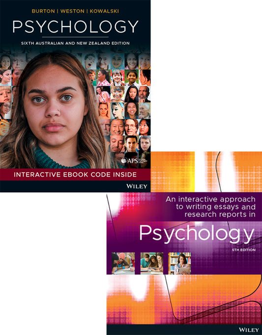 Psychology, 6e ANZ & An Interactive Approach to Writing Essays and Research Reports in Psychology 5e Print Pack