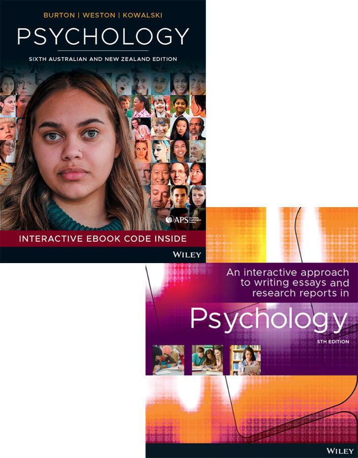 Psychology, 6e ANZ & An Interactive Approach to Writing Essays and Research Reports in Psychology 5e Print Pack