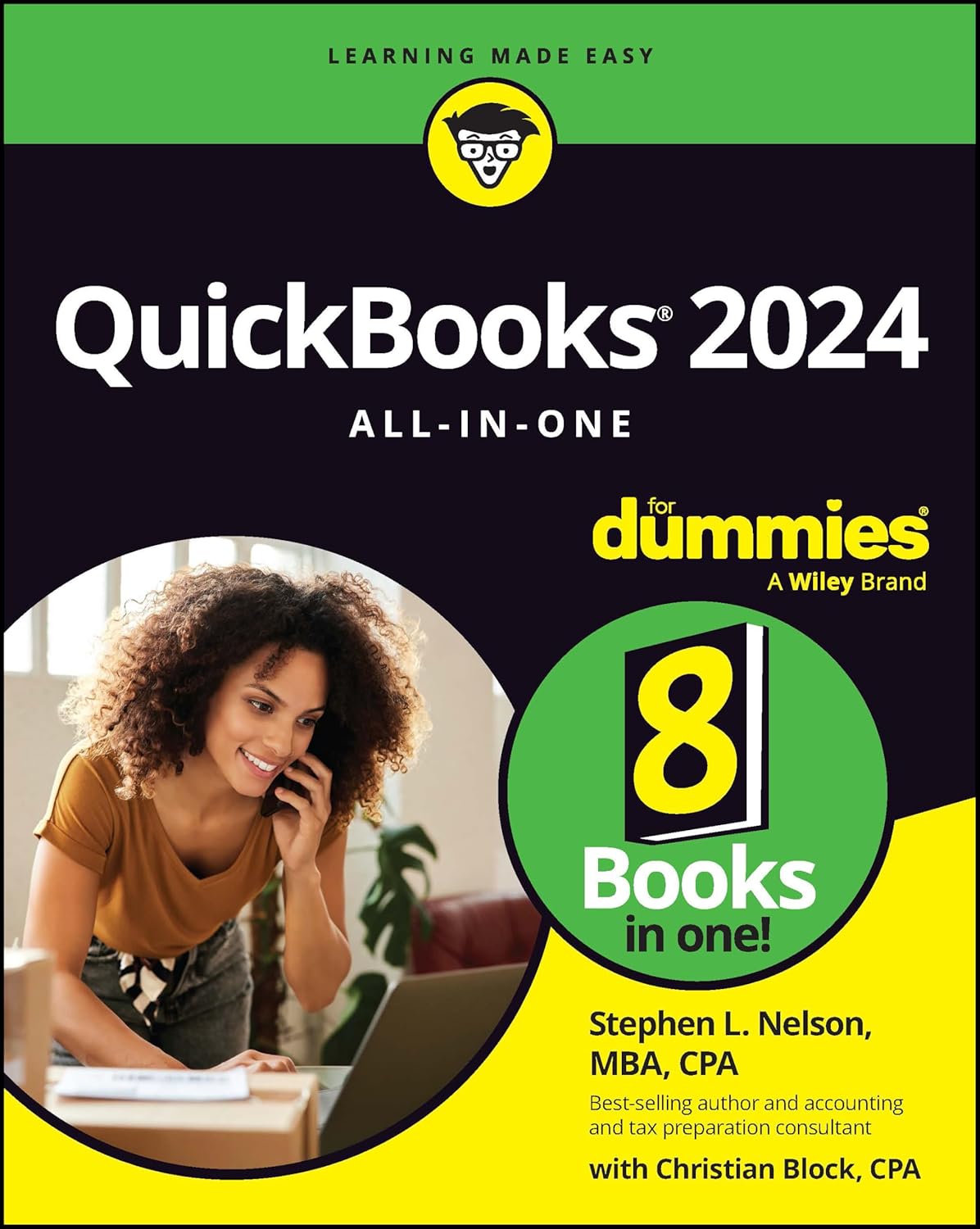 QuickBooks 2024 All-in-One For Dummies cover