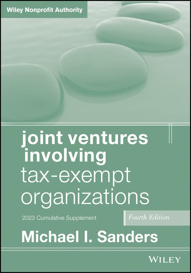 Joint Ventures Involving Tax-Exempt Organizations, 2023 Cumulative Supplement cover