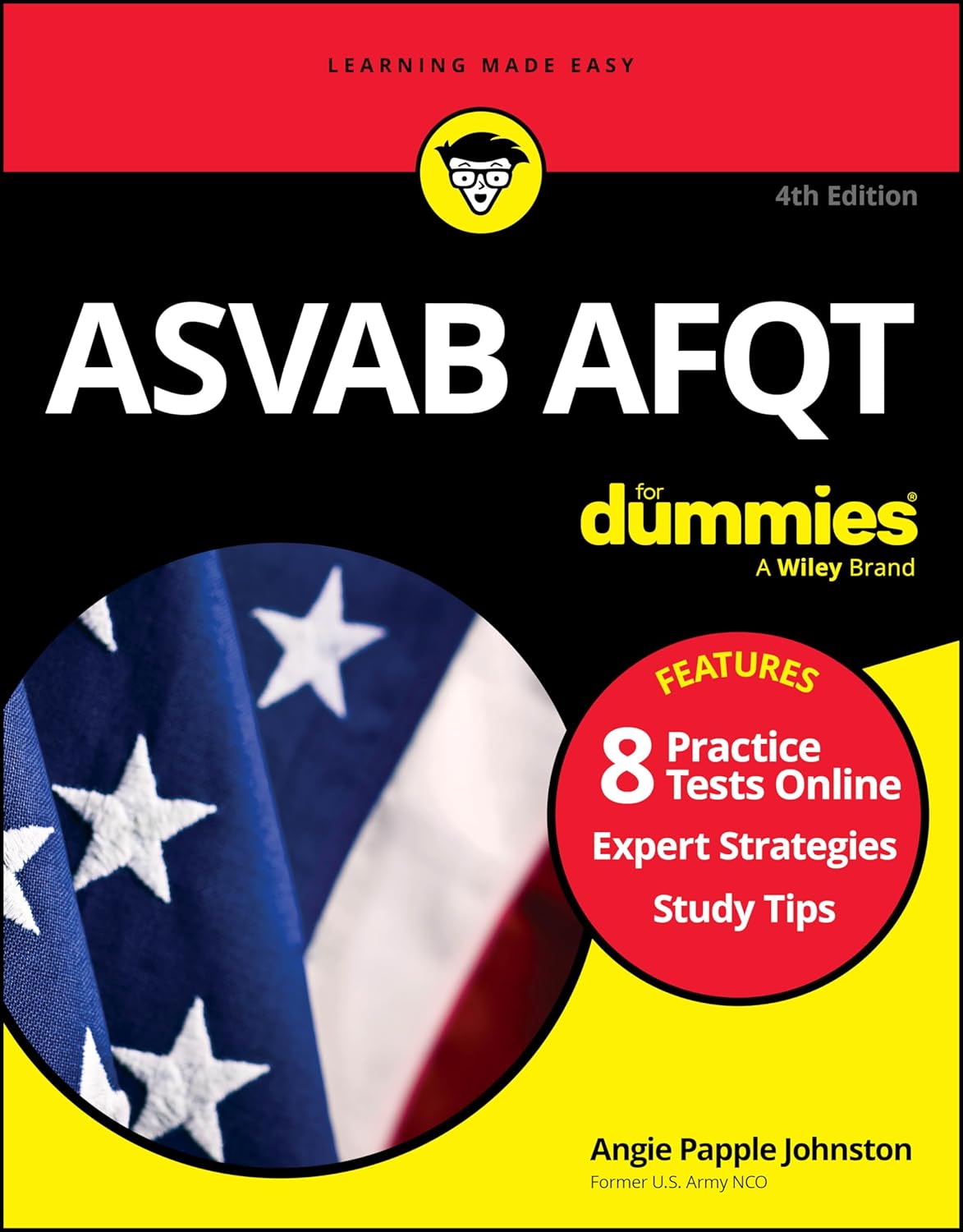 ASVAB AFQT For Dummies: Book + 8 Practice Tests Online cover