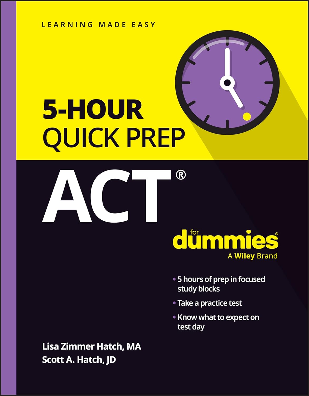 ACT 5-Hour Quick Prep For Dummies cover
