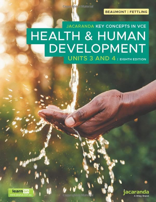 Key Concepts in Health and Human Development Series cover