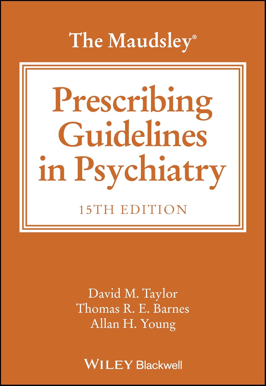 The Maudsley Prescribing Guidelines Series cover