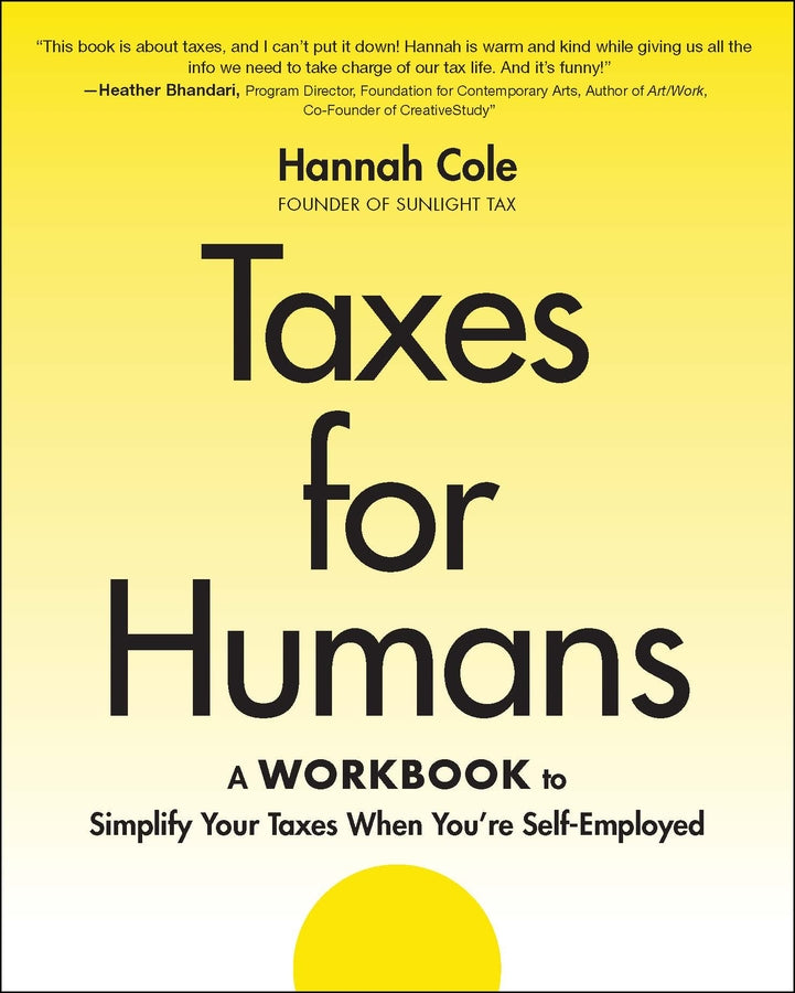 Taxes for Humans Workbook cover