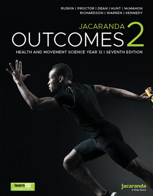 Jacaranda Outcomes 2 Health and Movement Sciences Year 12, 7e learnON & Print