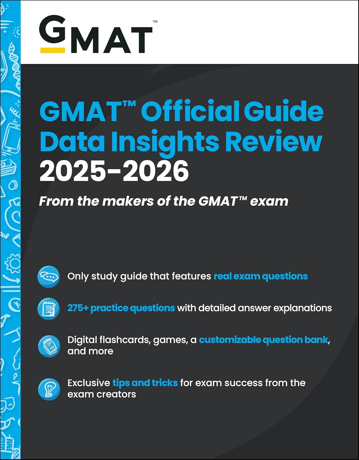 GMAT Official Guide Data Insights Review 2025-2026: Book + Online Question Bank cover