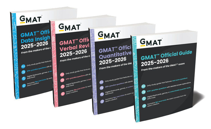 GMAT Official Guide 2025-2026 Bundle: Books + Online Question Bank cover