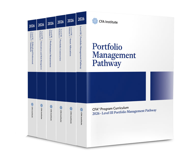 2026 CFA Program Curriculum Level III Portfolio Management Pathway Box Set cover