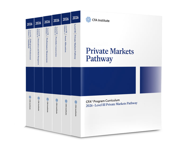 2026 CFA Program Curriculum Level III Private Markets Pathway Box Set cover