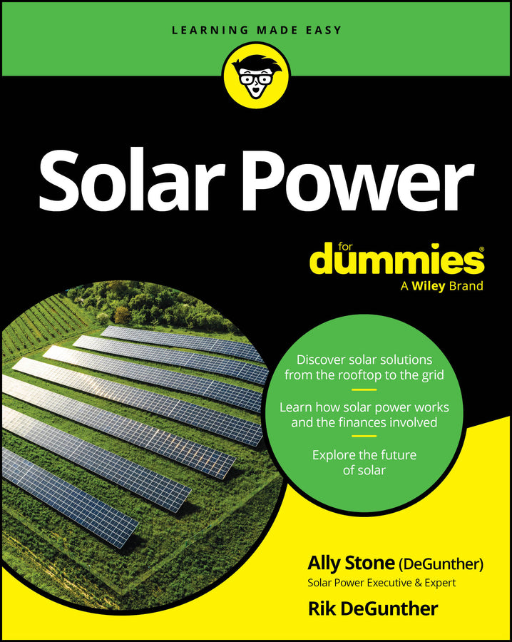 Solar Power For Dummies cover