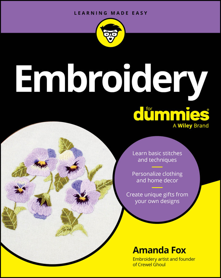 Embroidery For Dummies cover