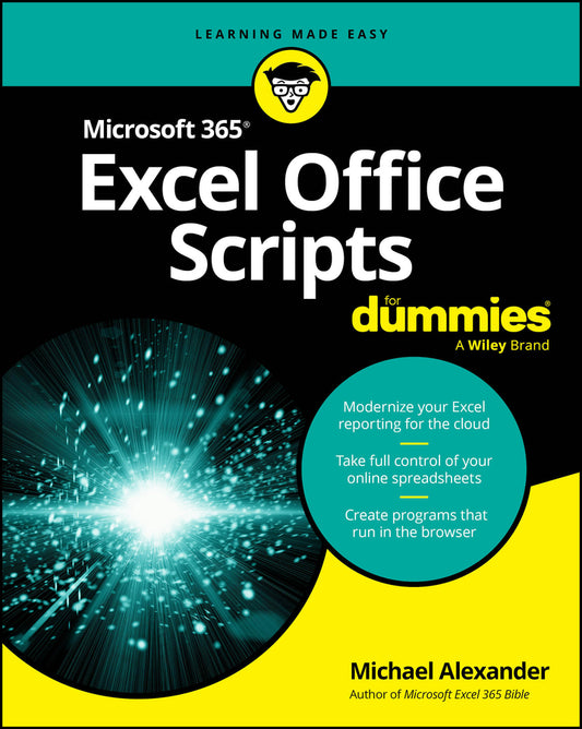 Microsoft 365 Excel Office Scripts For Dummies cover