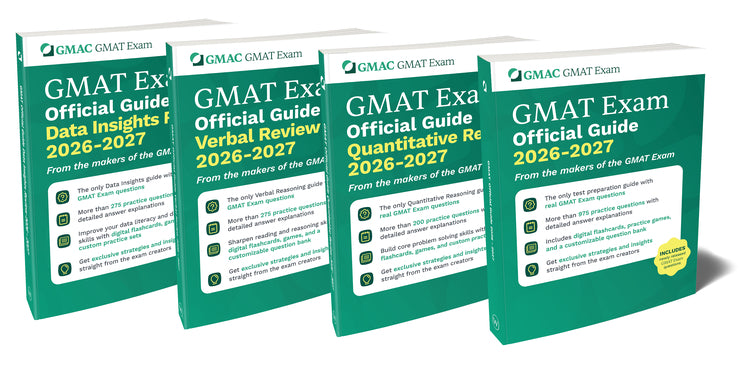 GMAT Official Guide 2026-2027 Bundle: Books + Online Question Bank cover