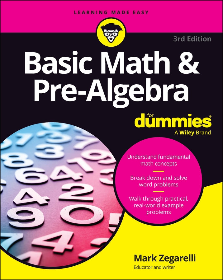 Basic Math & Pre-Algebra For Dummies cover