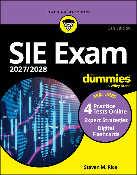 SIE Exam 2027/2028 For Dummies (Securities Industry Essentials Exam Prep + Practice Tests & Flashcards Online) cover