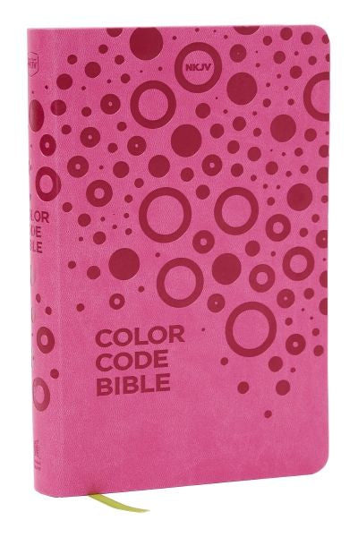 NKJV, Color Code Bible for Kids, Comfort Print [Pink]