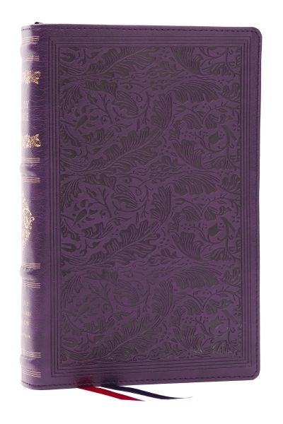 Rsv Personal Size Bible With Cross References,  Thumb Indexed, (sovereign Collection) [purple]