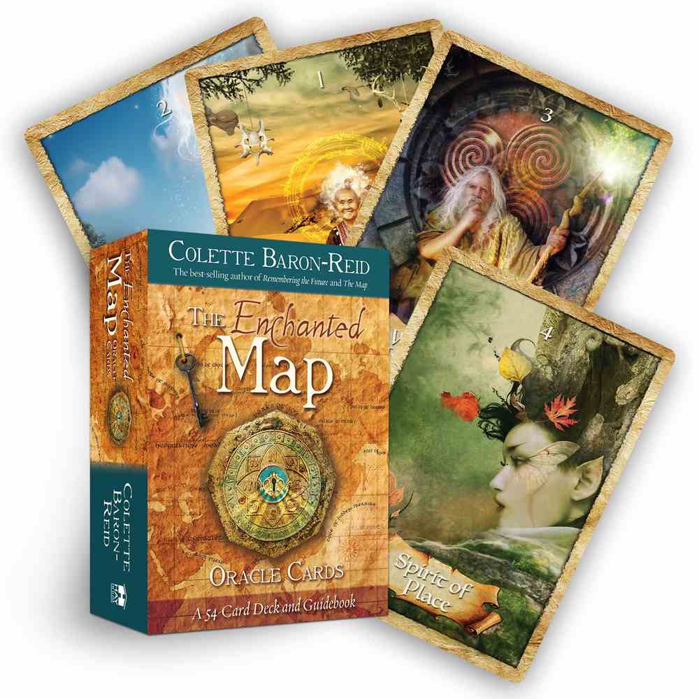 The Enchanted Map Oracle Cards book cover