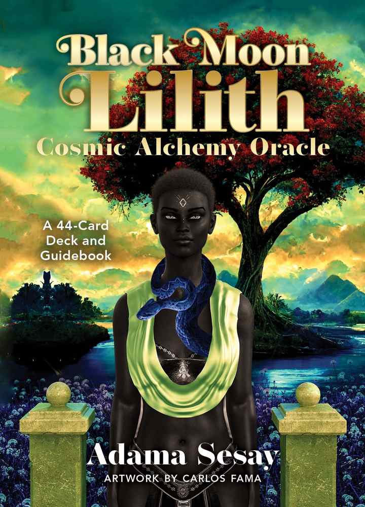 Black Moon Lilith Cosmic Alchemy Oracle book cover