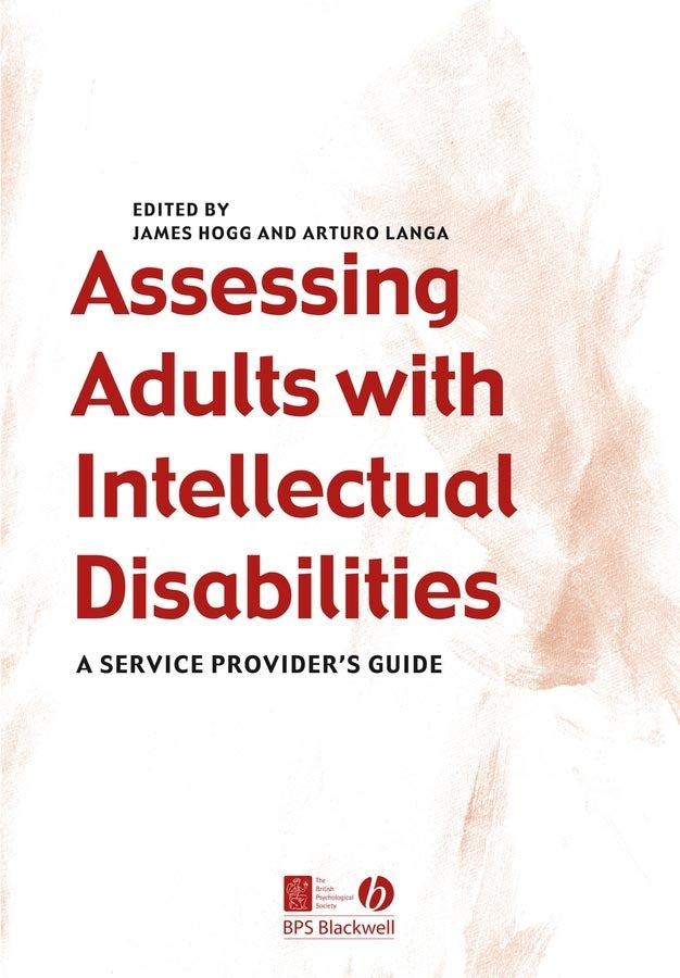 Assessing Adults with Intellectual Disabilities: A Service Provider's Guide cover