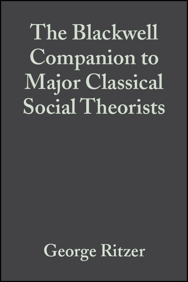 Wiley Blackwell Companions to Sociology cover