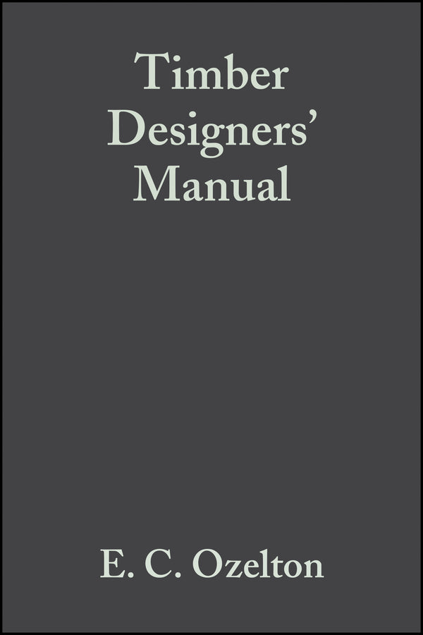 Timber Designers' Manual cover