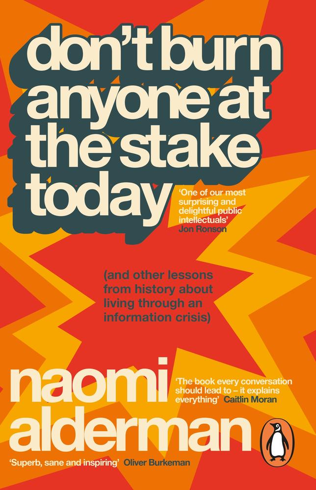 Don't Burn Anyone at the Stake Today book cover