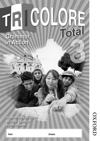 Tricolore Total 3 Grammar in Action Workbook 8 Pack book cover
