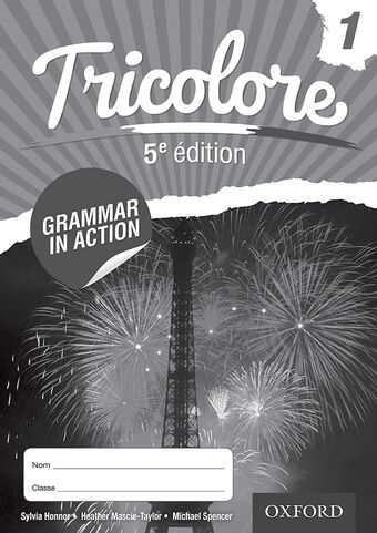 Tricolore 5e Edition: Grammar in Action Workbook 1 (Pack of 8) book cover