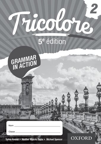 Tricolore 5e Edition: Grammar in Action Workbook 2 (Pack of 8) book cover