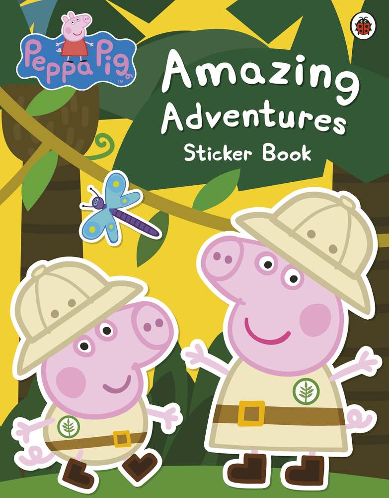Peppa Pig: Amazing Adventures Sticker Book book cover