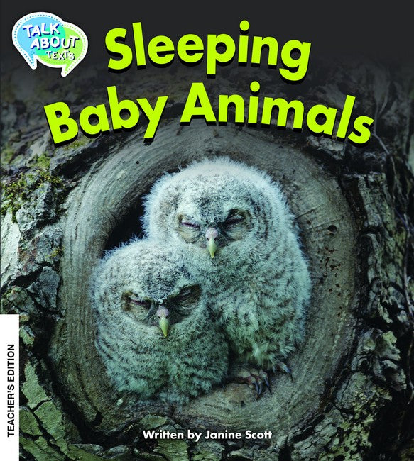 MSEA Sleeping Baby Animals Teacher's Edition cover