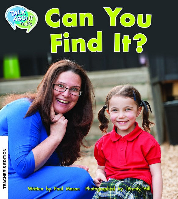 MSEA Can You Find It? Teacher's Edition cover