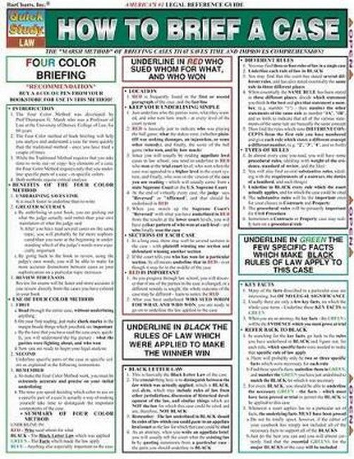 How to Brief a Case cover