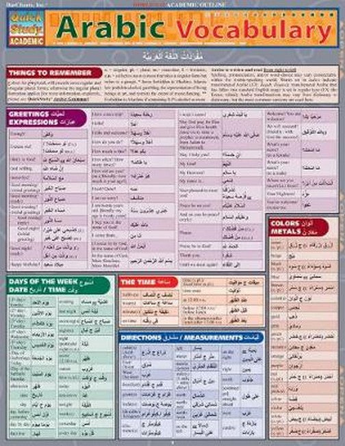 Arabic Vocabulary cover