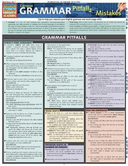 Common Grammar Pitfalls & Mistakes cover