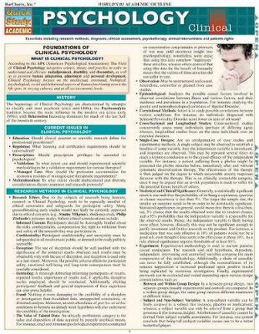 Psychology: Clinical cover