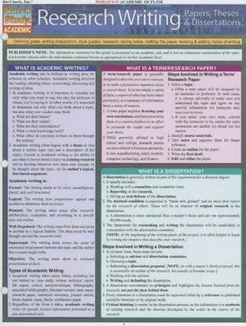 Research Writing: Papers, Theses & Dissertations cover