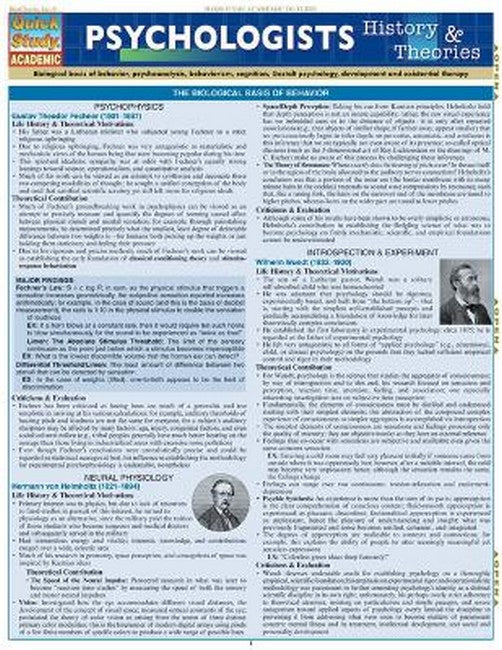 Psychologists: History & Theories cover