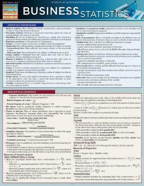 Business Statistics cover