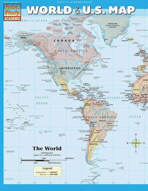 World & US Map cover
