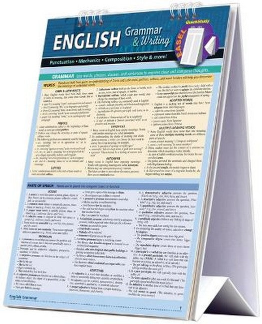 English Grammar & Writing Easel Book cover