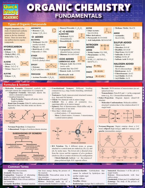 Organic Chemistry Fundamentals cover